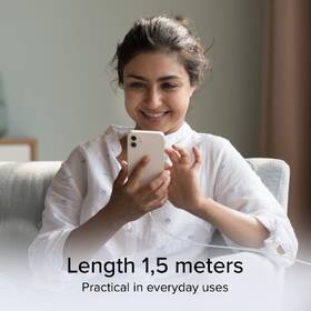 Kabel SBS USB-C/USB-C, PD, 100 W, 1,5 m šedý

 obrázek produktu 7 z 8