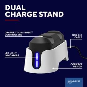 Dokovací stanice Trust GXT 228 pro dva PS5 ovladače bílá

 obrázek produktu 9 z 10