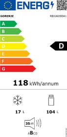Chladnička Gorenje RBIU609DA1 bílá

 obrázek produktu 1 z 11