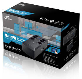 Záložní zdroj FSP NanoFit 800, 800VA/480W, 2xUSB power, LCD, RJ45, offline černý

 obrázek produktu 2 z 4