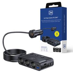 Adaptér do auta 3mk Car Power Splitter 120W černý

 obrázek produktu 4 z 4