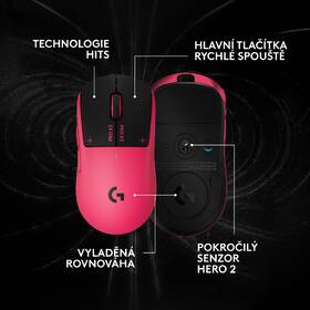 Myš Logitech G PRO X3 SUPERSTRIKE růžová

 obrázek produktu 10 z 19