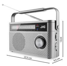 Radiopřijímač JVC RA-E315G šedý

 obrázek produktu 11 z 11