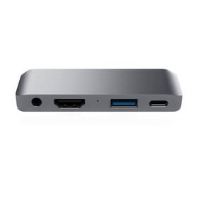 USB Hub Satechi USB-C Mobile Pro Hub (HDMI 4K,1x Jack 3,5mm,1x USB 3.0,1x USB-C) šedý

 obrázek produktu 3 z 8
