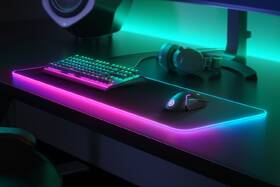 Podložka pod klávesnici a myš SteelSeries QcK Prism Cloth XL 90x30 cm černá

 obrázek produktu 3 z 3