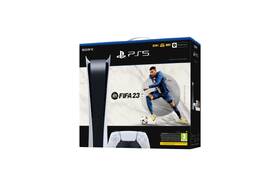 Herní konzole Sony PlayStation 5 Digital + FIFA 23 bílá barva
