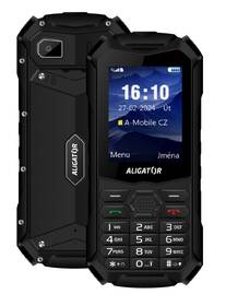 Mobilní telefon Aligator R35 eXtremo černá barva
