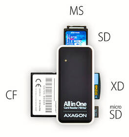 Čtečka paměťových karet Axagon MINI Card Reader USB 2.0, 5-slot černá

 obrázek produktu 5 z 6