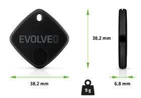 Lokátor Evolveo TrackTag s Apple Find My černý

 obrázek produktu 5 z 6