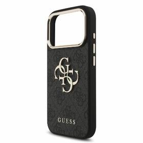 Kryt na mobil Guess PU 4G Metal Logo Strap na Apple iPhone 18 Pro Max černý

 obrázek produktu 1 z 6