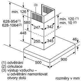 Odsavač par Bosch DWB98JQ50 nerez
