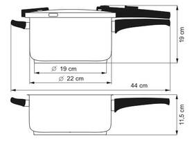 Sada hrnců Kolimax 22 cm - 4,0 l a 5,5 l 

 obrázek produktu 1 z 1