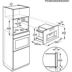 Vestavné espresso AEG KKB894500B černá barva

