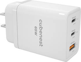 Cestovní adaptér Cubenest nabíjecí 2xUSB-C/1xUSB, 65 W GaN, EU, UK, US, AU 

 obrázek produktu 5 z 10