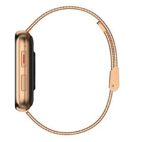 Chytré hodinky Garett GRC MAXX - zlaté se zlatým ocelovým řemínkem 
