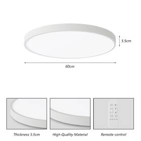 Stropní svítidlo IMMAX NEO LITE SEMPLICI SMART, 60cm, 60W, 4500 lm, s podporou BEACON, Wi-Fi, TUYA bílé

 obrázek produktu 3 z 8