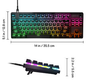 Klávesnice SteelSeries Apex 9 TKL US černá

 obrázek produktu 6 z 6