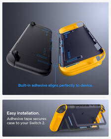 Pouzdro Spigen Nano Pop Blueberry Navy  - Nintendo Switch 2 modré/oranžové

 obrázek produktu 16 z 19