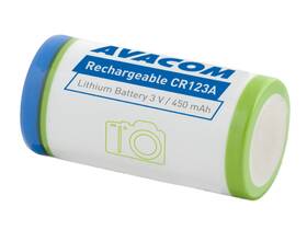 Baterie Avacom CR123A, RCR123A 3V 450mAh 1.4Wh bílá

 obrázek produktu 2 z 3