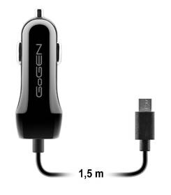 Adaptér do auta GoGEN integrovaný kabel (USB-C), 1x USB, 2,1A, 10,5W černý

 obrázek produktu 1 z 1