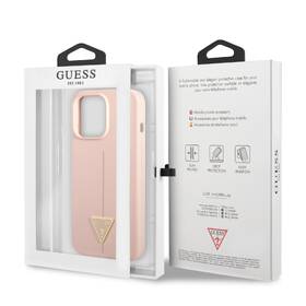Kryt na mobil Guess Line Triangle na Apple iPhone 13 Pro růžový

 obrázek produktu 3 z 3