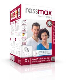Tlakoměr na paži Rossmax X3 bílý

 obrázek produktu 5 z 5