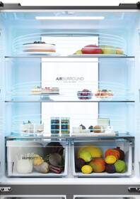 Americká lednice Haier HCR7818DWPT nerez
