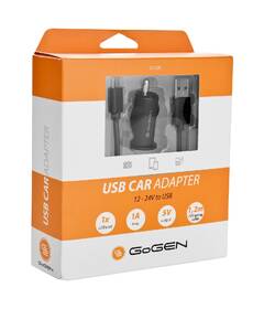 Adaptér do auta GoGEN CH 12 C, 1x USB, 5 W + microUSB kabel 1,2m černá

 obrázek produktu 1 z 1