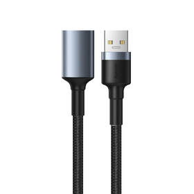 Kabel Baseus Cafule USB/USB, M/F, prodlužovací, 1m šedý

 obrázek produktu 2 z 6