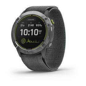 Chytré hodinky Garmin Enduro - Silver / Gray Nylon Band 

 obrázek produktu 5 z 9