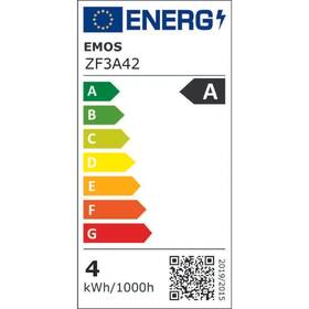 Žárovka LED EMOS Filament svíčka, 3,8W, E14, teplá bílá 

 obrázek produktu 1 z 3