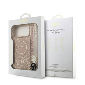 Kryt na mobil Guess IML Flowers Allover Strap MagSafe na Apple iPhone 17 Pro Max růžový

 obrázek produktu 7 z 7