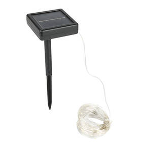 Party osvětlení Solight LED solární řetěz, 200LED, 22m, teplá bílá černé

 obrázek produktu 2 z 6
