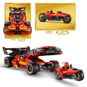 Stavebnice LEGO® NINJAGO® 71867 Kaiův červený bourák: 15 let NINJAGO 

 obrázek produktu 2 z 8