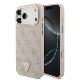 Kryt na mobil Guess 4G Strass Triangle Logo Gold Frame MagSafe na Apple iPhone 18 Pro růžový

 obrázek produktu 5 z 6