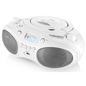 Radiopřijímač DAB+/CD JVC RD-E661W-DAB bílá barva

