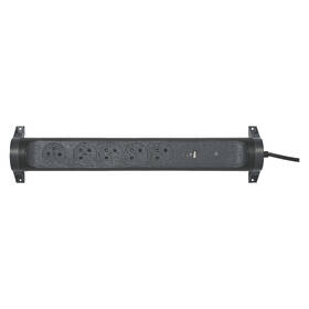 Přepěťová ochrana Legrand 5x zásuvka, USB, USB-C 1,5m černá

 obrázek produktu 2 z 5