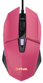 Herní set Trust GXT 790 3v1, headset + myš + podložka pod myš růžová barva
