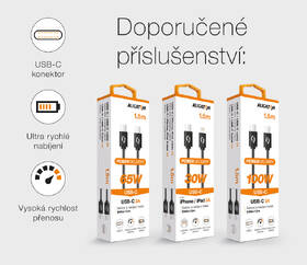 Nabíječka do sítě Aligator GaN, PD 65W, 2xUSB-C + USB černá

 obrázek produktu 4 z 4