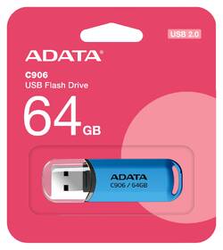 USB Flash ADATA Classic C906 64GB modrý

 obrázek produktu 3 z 3
