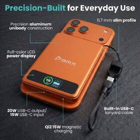 Powerbanka BMX SolidSafe™ 5K Solid-State magnetická oranžová

 obrázek produktu 7 z 9