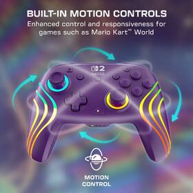 Gamepad Turtle Beach Afterglow Wave Wireless RGB, NS2 fialový

 obrázek produktu 13 z 14