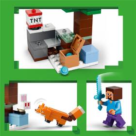 Stavebnice LEGO® Minecraft®  21583 Steve a dobrodružství v tajze 

 obrázek produktu 7 z 9