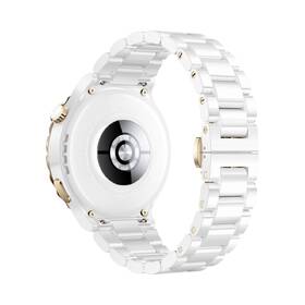 Chytré hodinky Huawei Watch GT3 Pro 43 mm - Gold Bezel White Ceramic Case + White Ceramic Strap 

 obrázek produktu 6 z 6