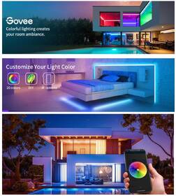 LED pásek Govee WiFi RGB Smart, 15m + ovladač 

 obrázek produktu 3 z 9