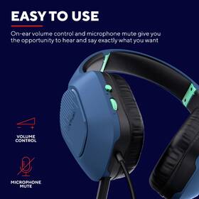 Headset Trust GXT 415B Zirox modrý

 obrázek produktu 11 z 12