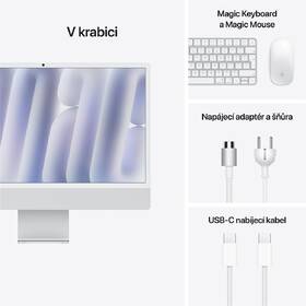 Počítač All In One Apple 24" M4 8× CPU 8× GPU, 16 GB, 256 GB - stříbrný CZ 

 obrázek produktu 8 z 8