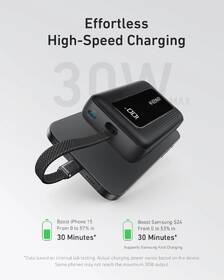 Powerbanka Anker Zolo 10000mAh, 30W s kabelem USB-C černá

 obrázek produktu 1 z 3