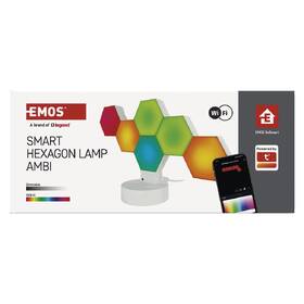 Stolní LED lampička EMOS GoSmart, Quantum Light, 5,5 W, RGB bílá

 obrázek produktu 3 z 11