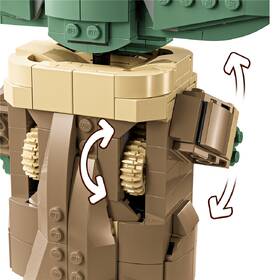 Stavebnice LEGO® Star Wars™ 75403 Grogu™ ve vznášejícím se kočárku 

 obrázek produktu 3 z 9